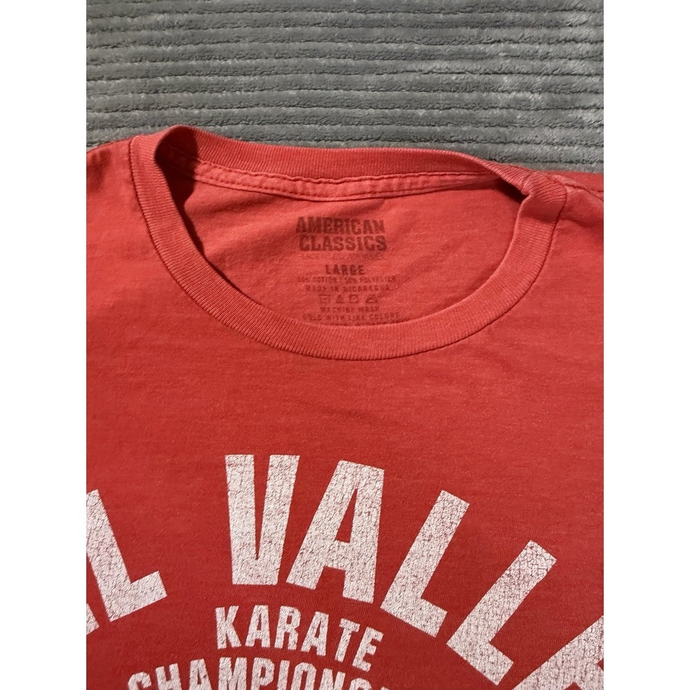 red American Classics Karate Kid All Valley Karate Championship unisex tee Mediu - Picture 3 of 6